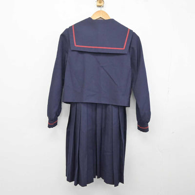 【中古】鹿児島県 南指宿中学校 女子制服 3点 (セーラー服・ジャンパースカート) sf041858