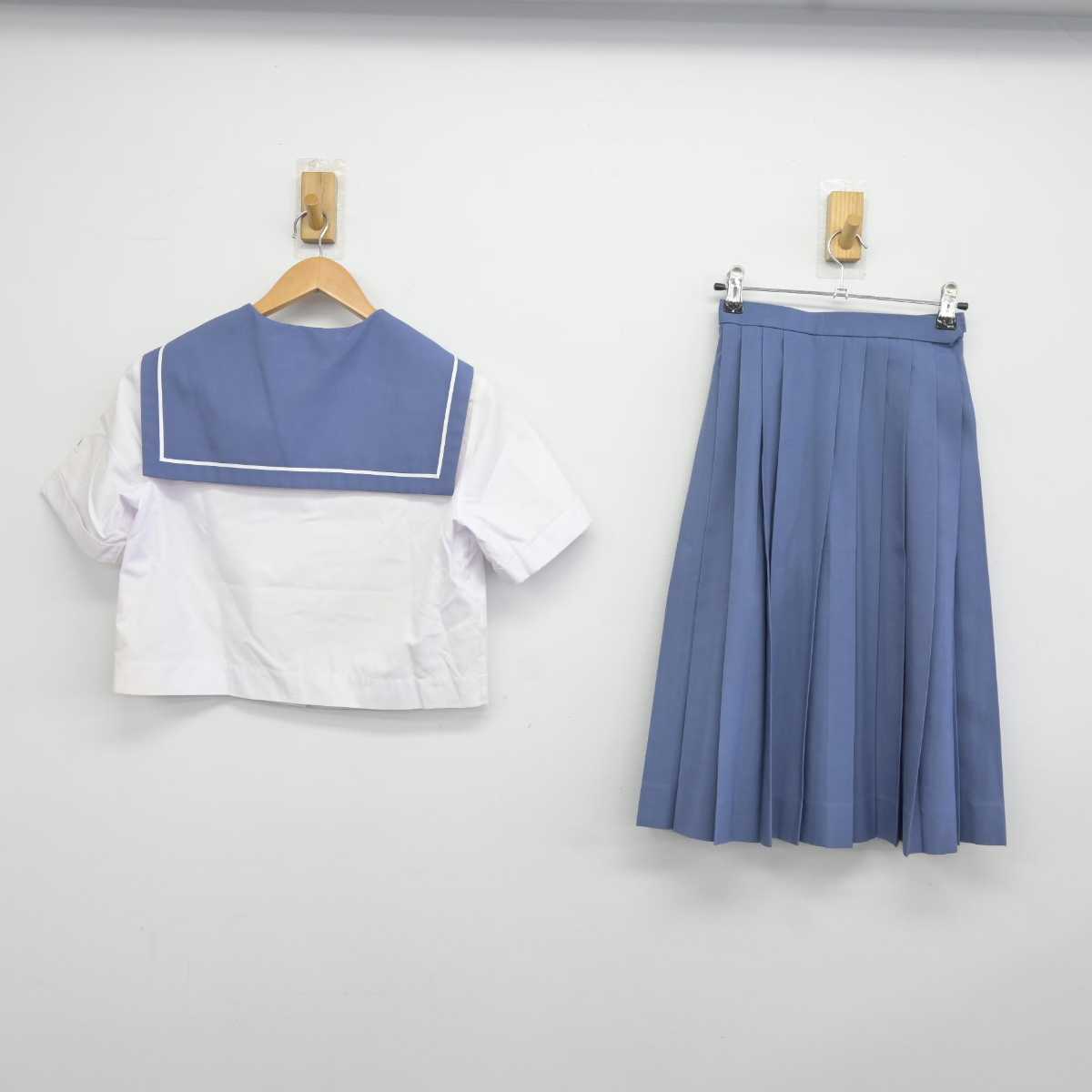 【中古】鹿児島県 南指宿中学校 女子制服 5点 (セーラー服・スカート) sf041859