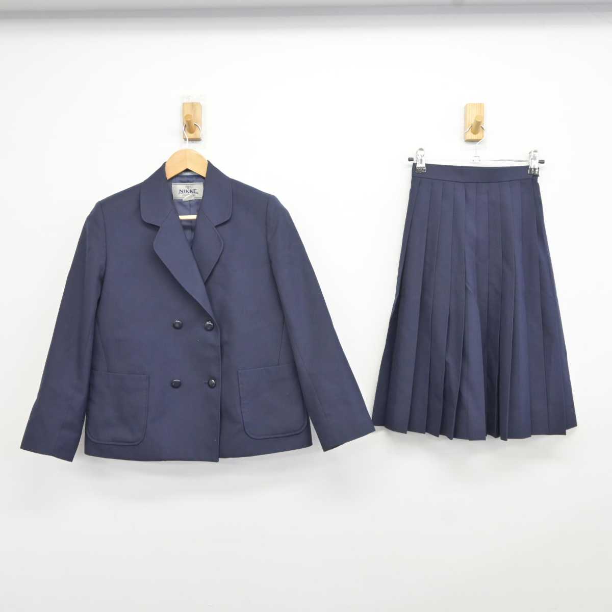 【中古】三重県 山手中学校 女子制服 2点 (ブレザー・スカート) sf041872