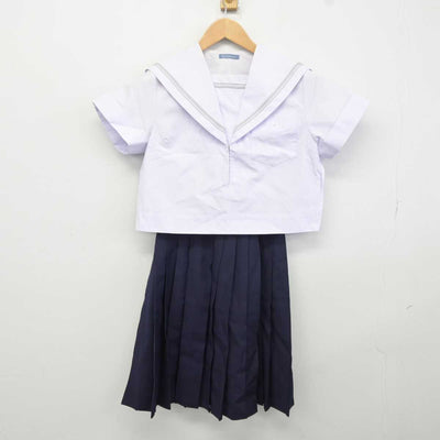 【中古】大阪府 四天王寺中学校 女子制服 3点 (セーラー服・スカート) sf041880