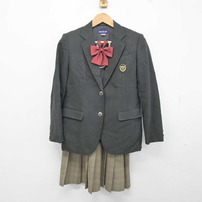 【中古】愛知県 半田商業高等学校 女子制服 2点 (ブレザー・スカート) sf041883