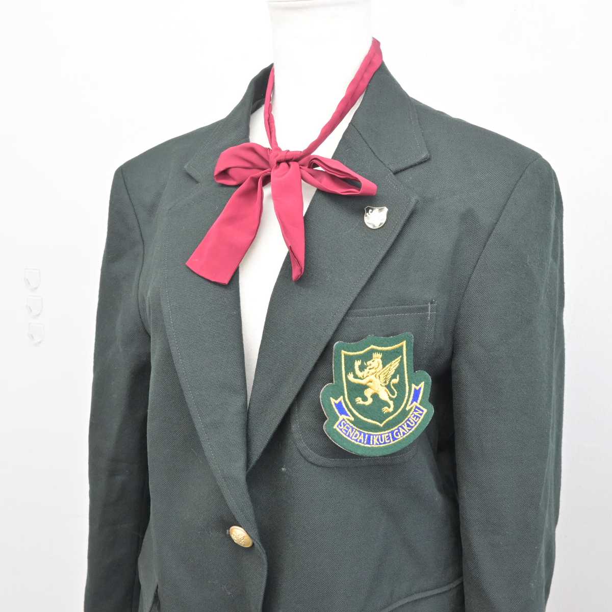 【中古】宮城県 仙台育英学園高等学校 女子制服 5点 (ブレザー・ニット・スカート) sf041888