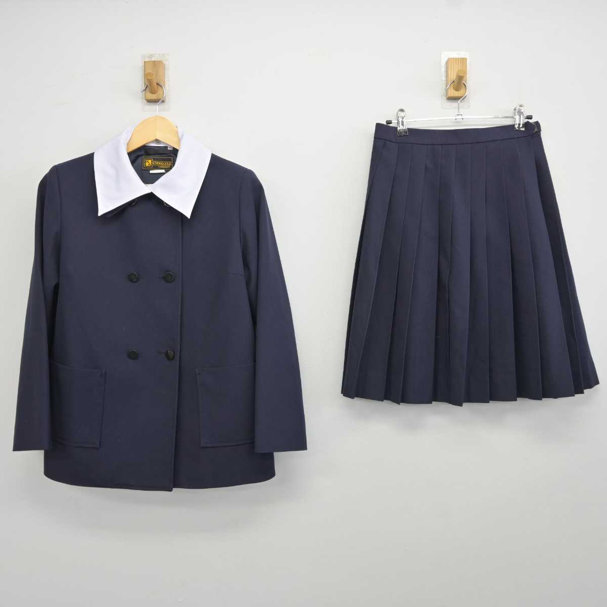 【中古】岡山県 倉敷市立北中学校 女子制服 2点 (ブレザー・スカート) sf041931