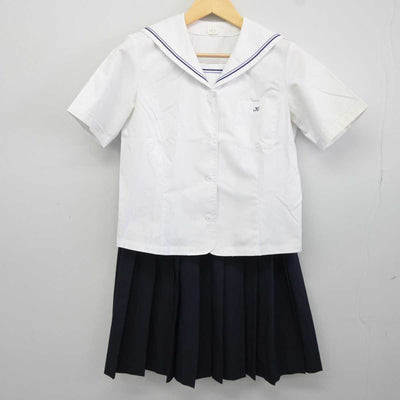 【中古】岡山県 倉敷市立北中学校 女子制服 2点 (シャツ・スカート) sf041932