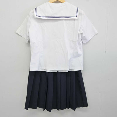 【中古】岡山県 倉敷市立北中学校 女子制服 2点 (シャツ・スカート) sf041932