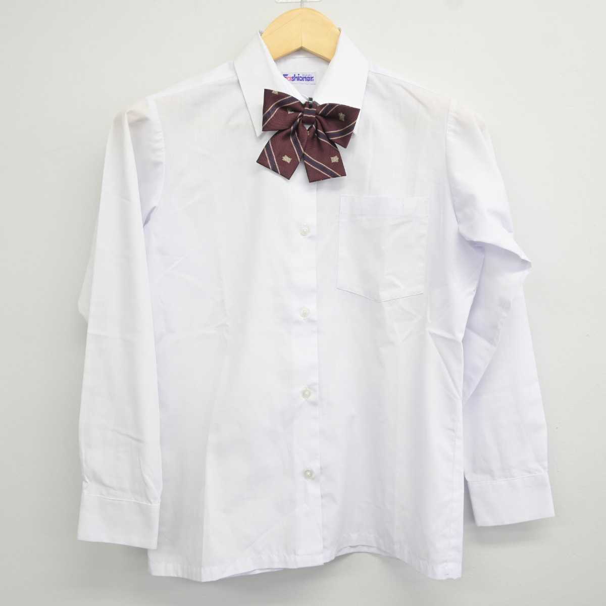 【中古】東京都 足立区立第十一中学校 女子制服 4点 (ニット・シャツ・スカート) sf041934