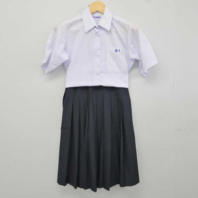 【中古】東京都 足立区立第十一中学校 女子制服 2点 (シャツ・スカート) sf041935