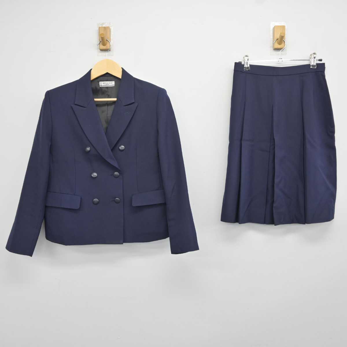 【中古】群馬県 高崎東高等学校 女子制服 2点 (ブレザー・スカート) sf041953