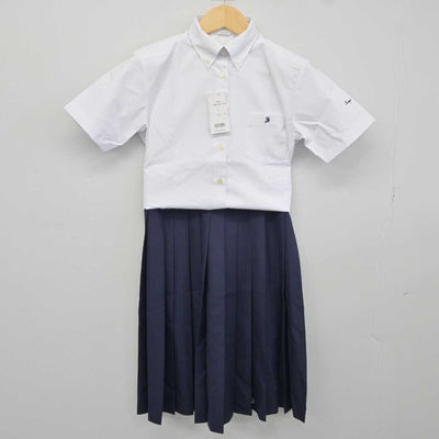 【中古】広島県 広島山陽学園山陽高等学校 女子制服 2点 (シャツ・スカート) sf041960