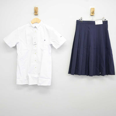 【中古】広島県 広島山陽学園山陽高等学校 女子制服 2点 (シャツ・スカート) sf041960