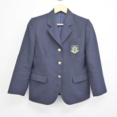 【中古】福岡県 広川中学校 女子制服 3点 (ブレザー・スカート) sf041966