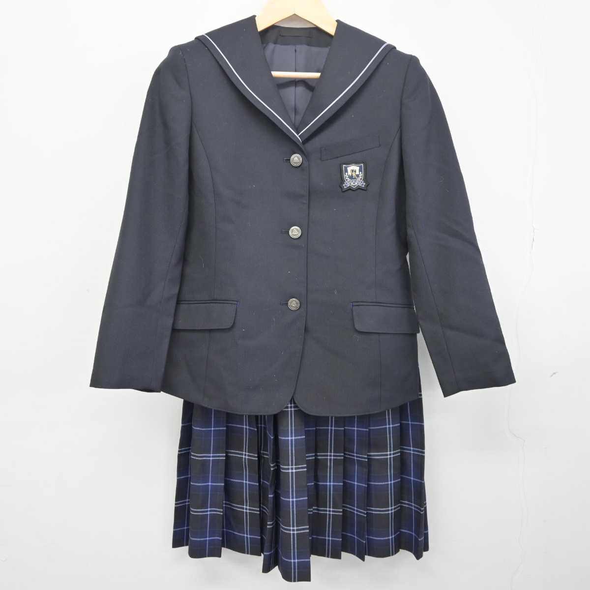 【中古】千葉県 東葛飾中学校 女子制服 2点 (ブレザー・スカート) sf041968