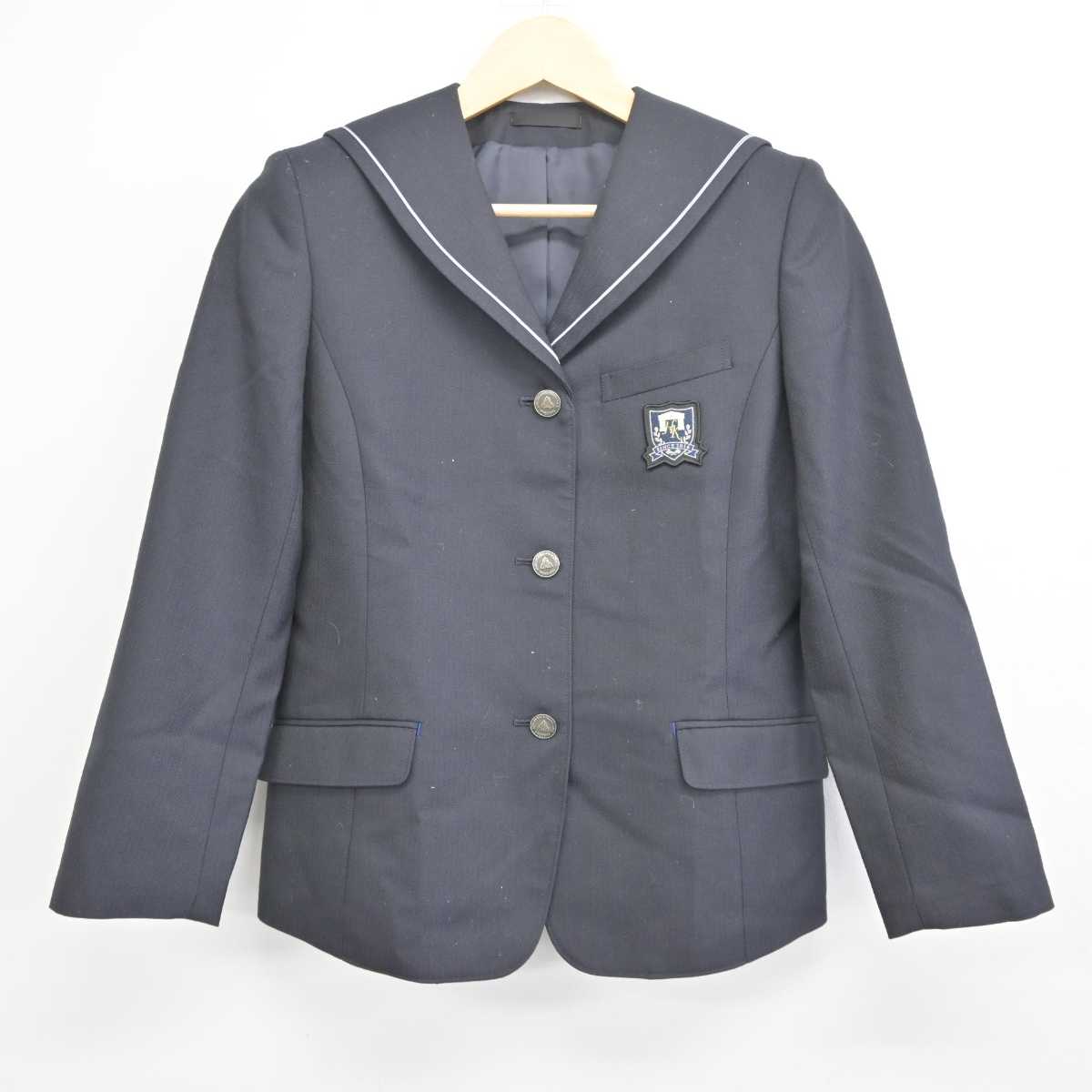 【中古】千葉県 東葛飾中学校 女子制服 2点 (ブレザー・スカート) sf041968