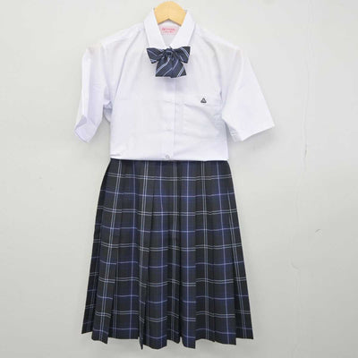 【中古】千葉県 東葛飾中学校 女子制服 3点 (シャツ・スカート) sf041969