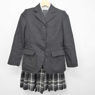 【中古】鹿児島県 鹿児島実業高等学校 女子制服 6点 (ブレザー・シャツ・スカート) sf041971