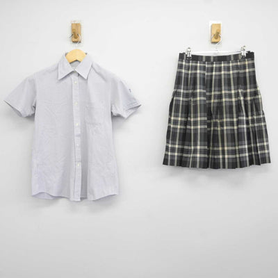 【中古】鹿児島県 鹿児島実業高等学校 女子制服 2点 (シャツ・スカート) sf041972