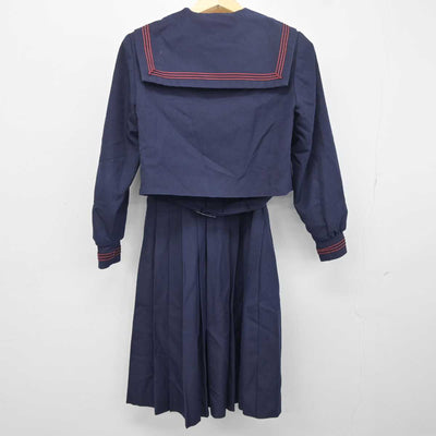 【中古】鹿児島県 吉野中学校 女子制服 3点 (セーラー服・ジャンパースカート) sf041975