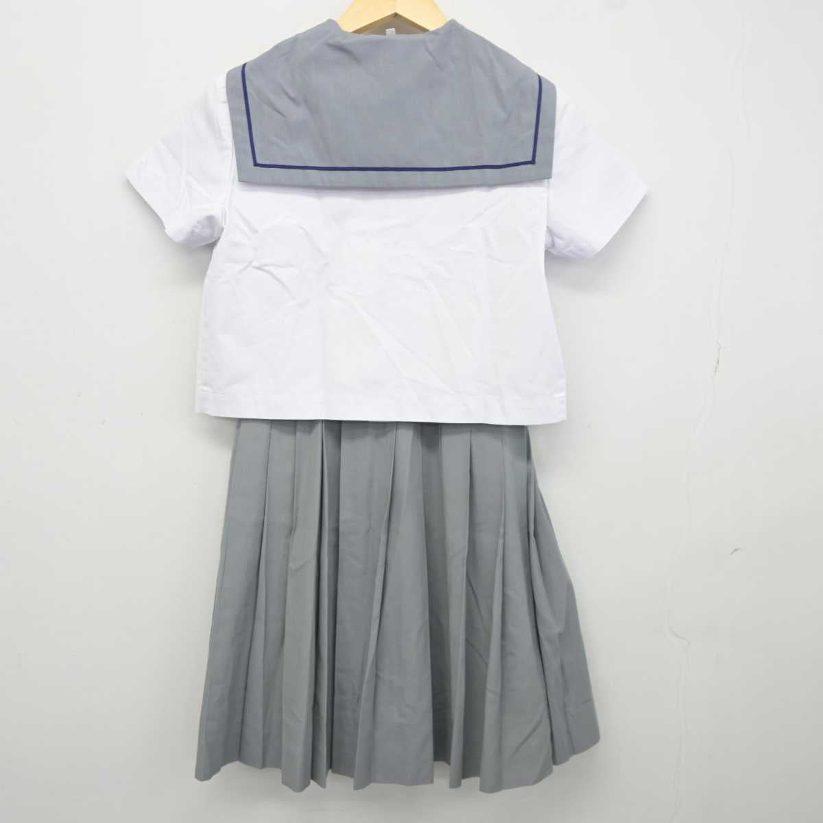 【中古】鹿児島県 吉野中学校 女子制服 4点 (セーラー服・スカート) sf041976