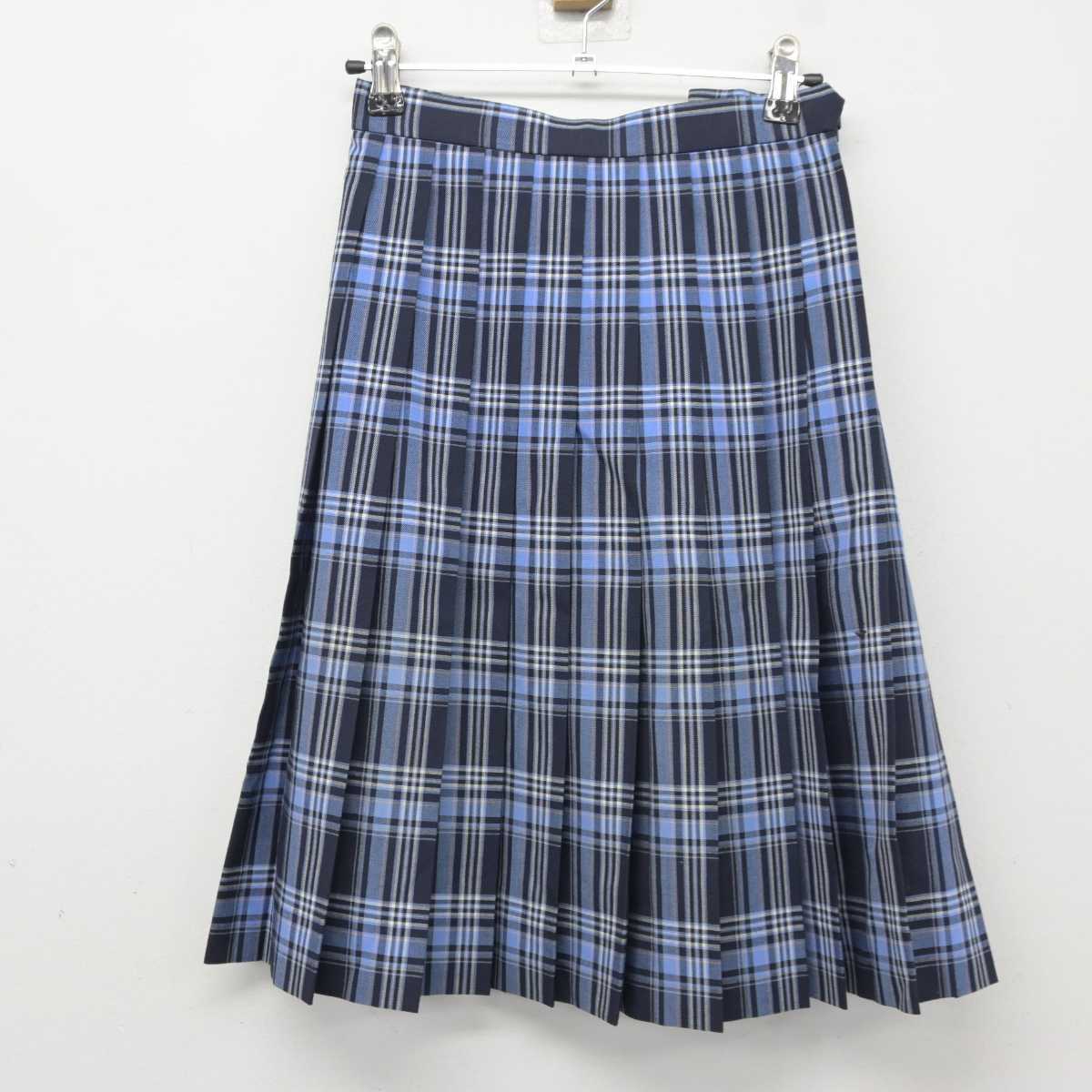 【中古】神奈川県 鵠沼高等学校 女子制服 3点 (シャツ・ニットベスト・スカート) sf041995