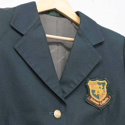 【中古】福岡県 西南学院高等学校 女子制服 2点 (ブレザー・スカート) sf041998