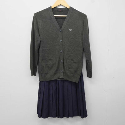 【中古】宮城県 常盤木学園高等学校 女子制服 5点 (セーラー服・ニット・スカート) sf042005