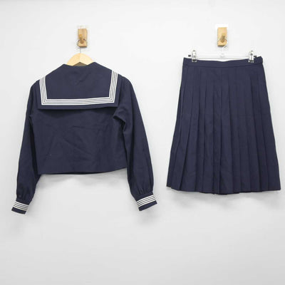 【中古】宮城県 常盤木学園高等学校 女子制服 5点 (セーラー服・ニット・スカート) sf042005