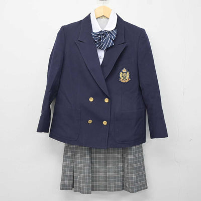 【中古】東京都 立川女子高等学校 女子制服 4点 (ブレザー・シャツ・スカート) sf042019