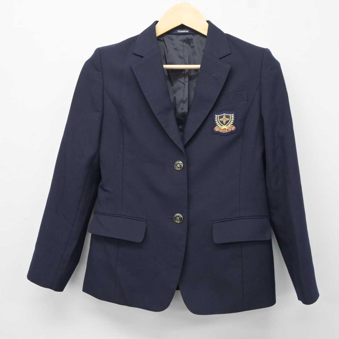 【中古】栃木県 佐野日本大学高等学校 女子制服 3点 (ブレザー・スカート) sf042022