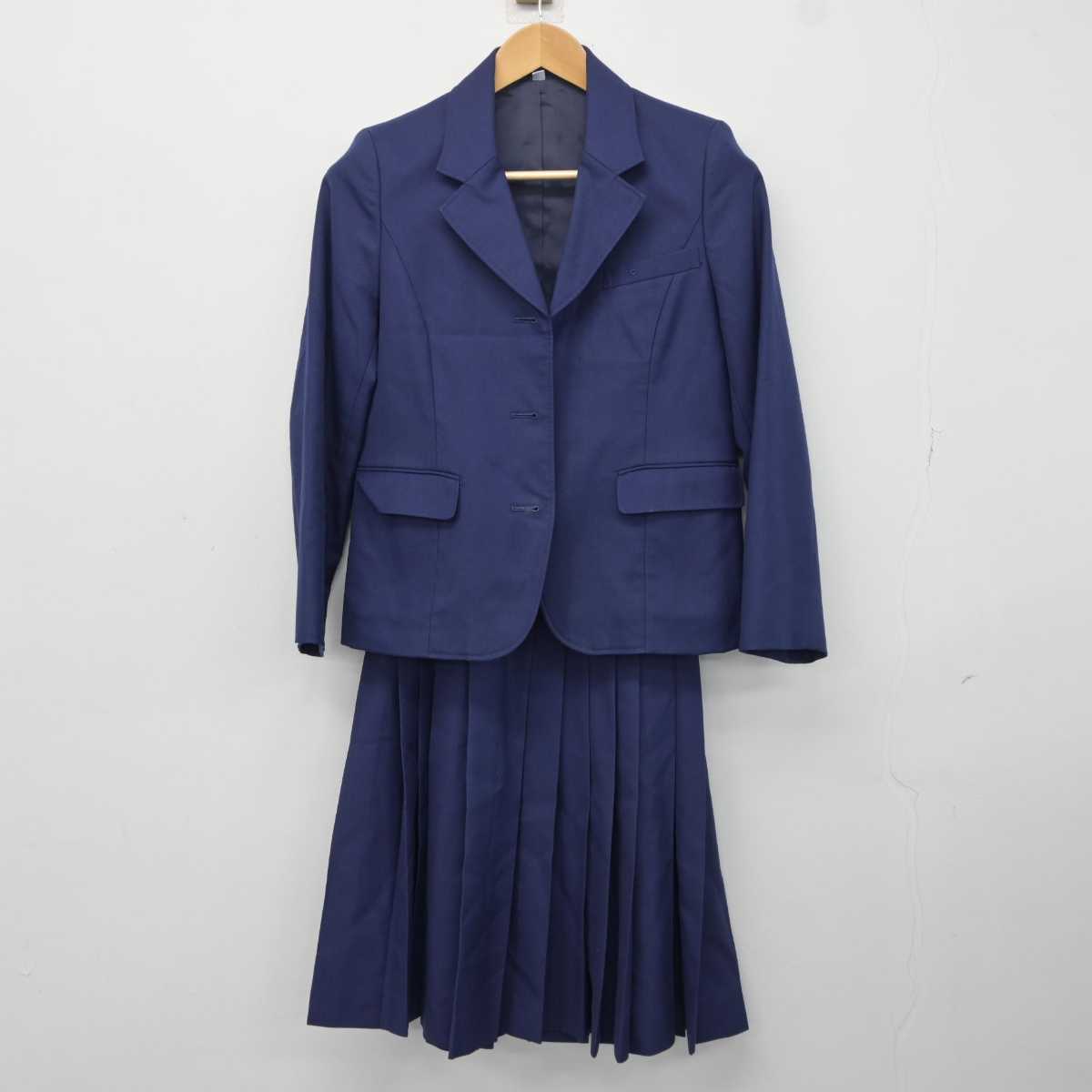 【中古】福井県 美方高等学校 女子制服 2点 (ブレザー・スカート) sf042027