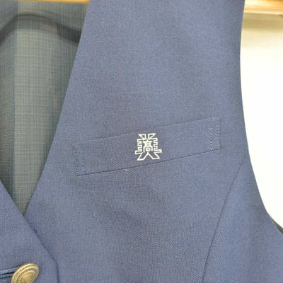 【中古】福井県 美方高等学校 女子制服 2点 (ベスト・スカート) sf042029