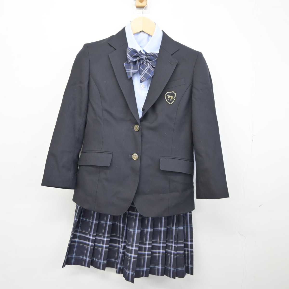 【中古】埼玉県 叡明高等学校 女子制服 5点 (ブレザー・シャツ・スカート) sf042032