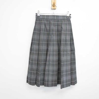 【中古】福島県 福島成蹊中学校 女子制服 3点 (シャツ・スカート) sf042040