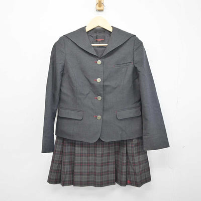 【中古】東京都 安田学園中学校 女子制服 3点 (ブレザー・スカート) sf042044