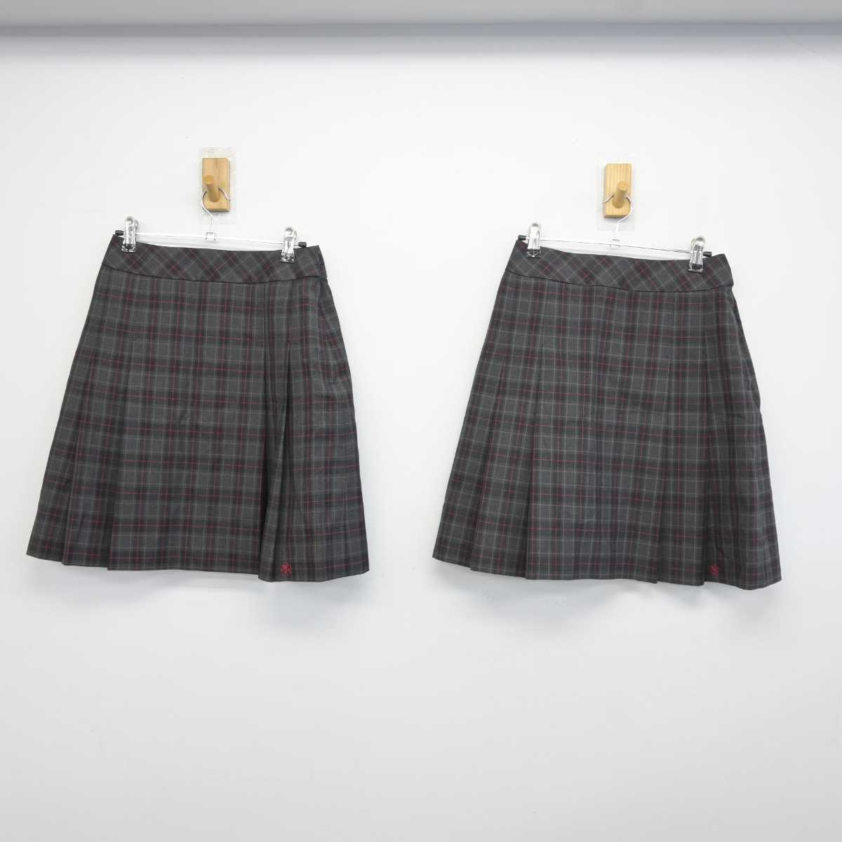 【中古】東京都 安田学園中学校 女子制服 3点 (ブレザー・スカート) sf042044