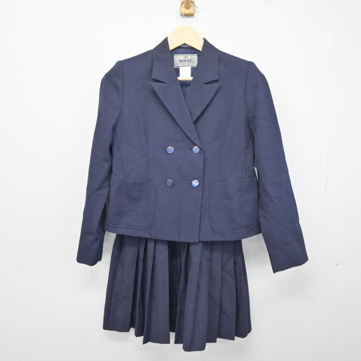 【中古】岐阜県 岐山高等学校 女子制服 3点 (ブレザー・スカート) sf042045