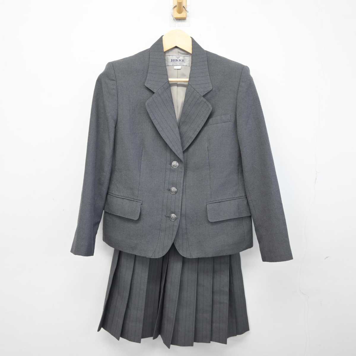 【中古】富山県 富山第一高等学校 女子制服 3点 (ブレザー・ベスト・スカート) sf042051