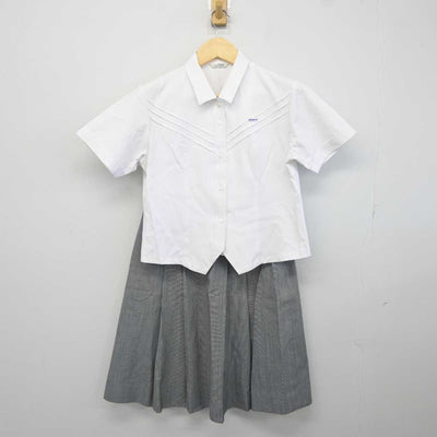 【中古】福岡県 玄界高等学校 女子制服 2点 (シャツ・スカート) sf042054