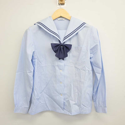 【中古】福島県 錦中学校 女子制服 4点 (ブレザー・セーラー服・スカート) sf042063