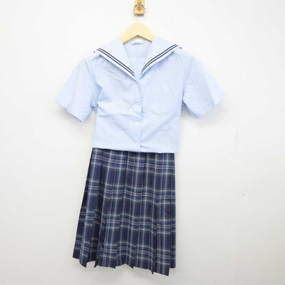 【中古】福島県 錦中学校 女子制服 2点 (セーラー服・スカート) sf042064