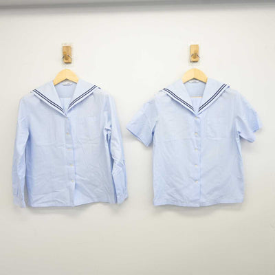 【中古】福島県 錦中学校 女子制服 2点 (セーラー服) sf042065