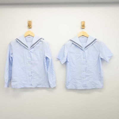 【中古】福島県 錦中学校 女子制服 2点 (セーラー服) sf042066