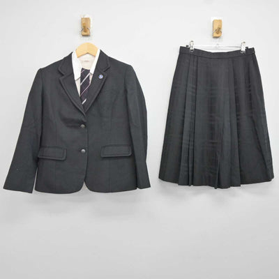 【中古】大阪府 大阪国際大和田高等学校 女子制服 5点 (ブレザー・シャツ・スカート) sf042069