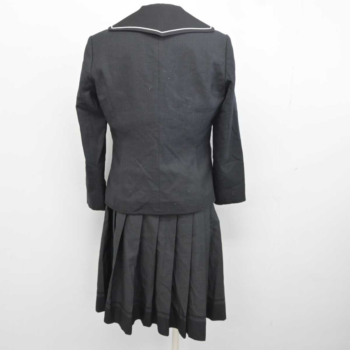 【中古】大阪府 大阪国際大和田中学校 女子制服 5点 (ブレザー・ベスト・シャツ・スカート) sf042077