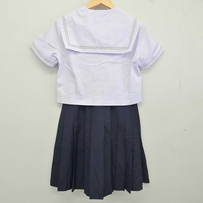 【中古】大阪府 本庄中学校 女子制服 4点 (セーラー服・スカート) sf042082