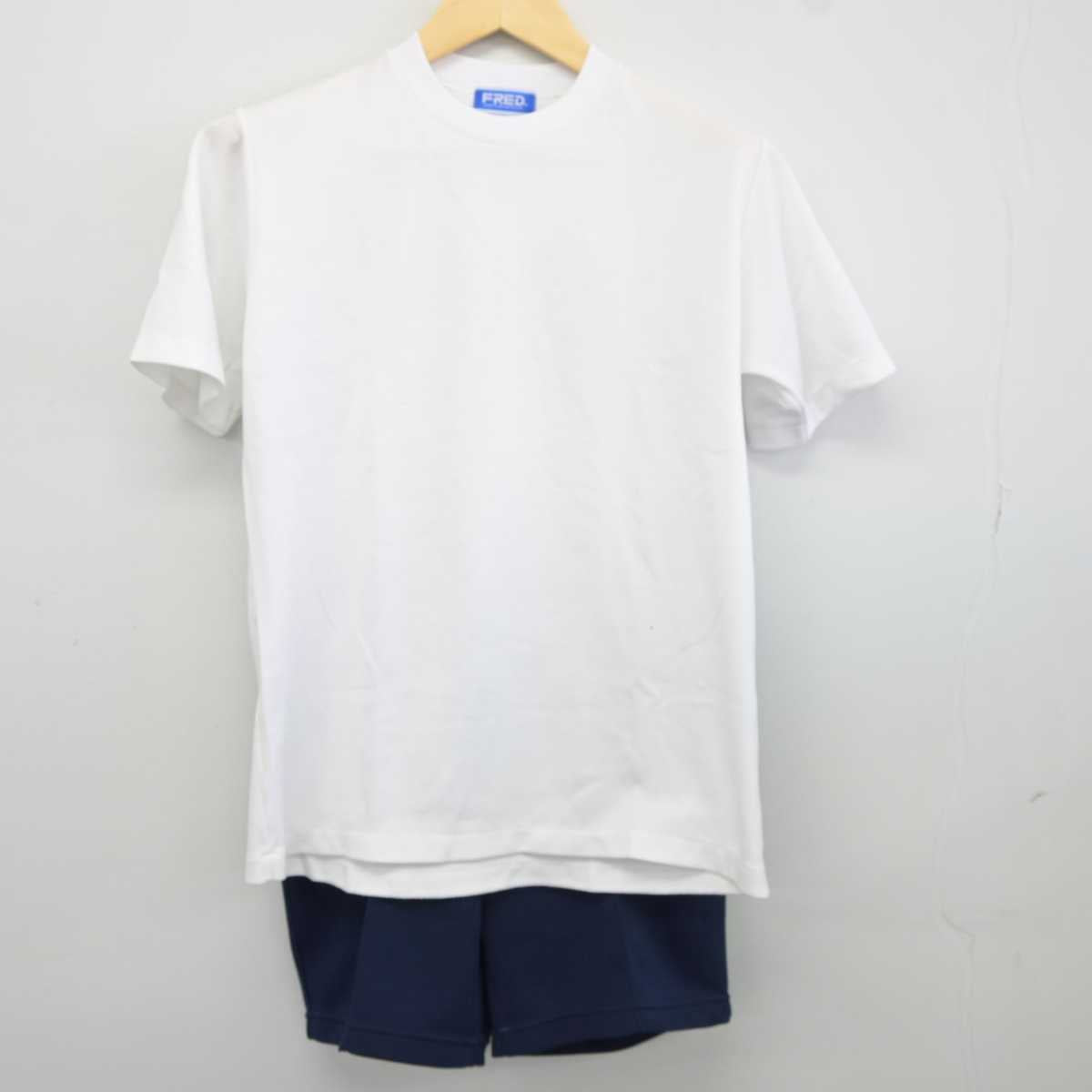 【中古】大阪府 本庄中学校 女子制服 2点 (体操服 上・体操服 下) sf042084