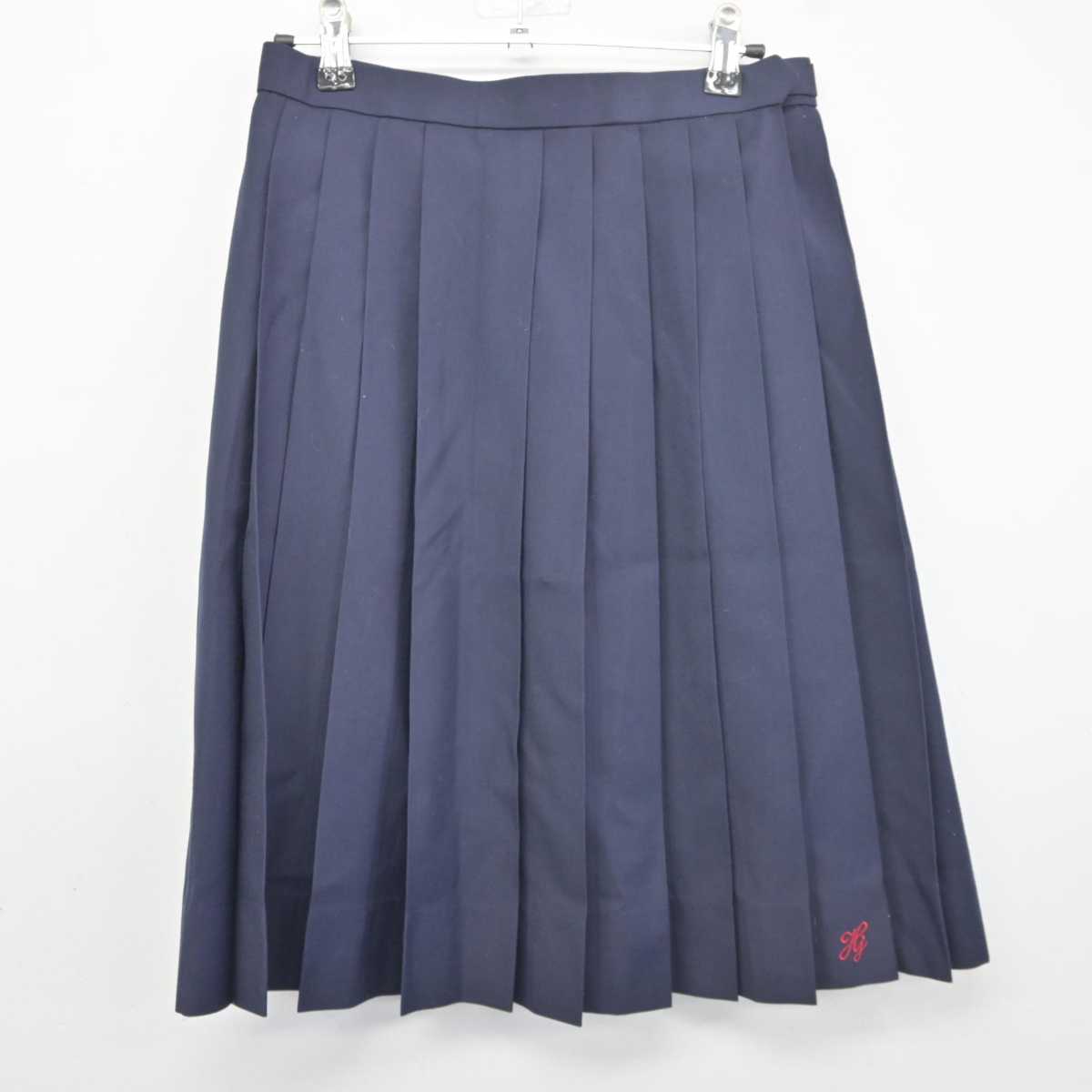 【中古】埼玉県 本庄高等学校 女子制服 3点 (セーラー服・スカート) sf042097