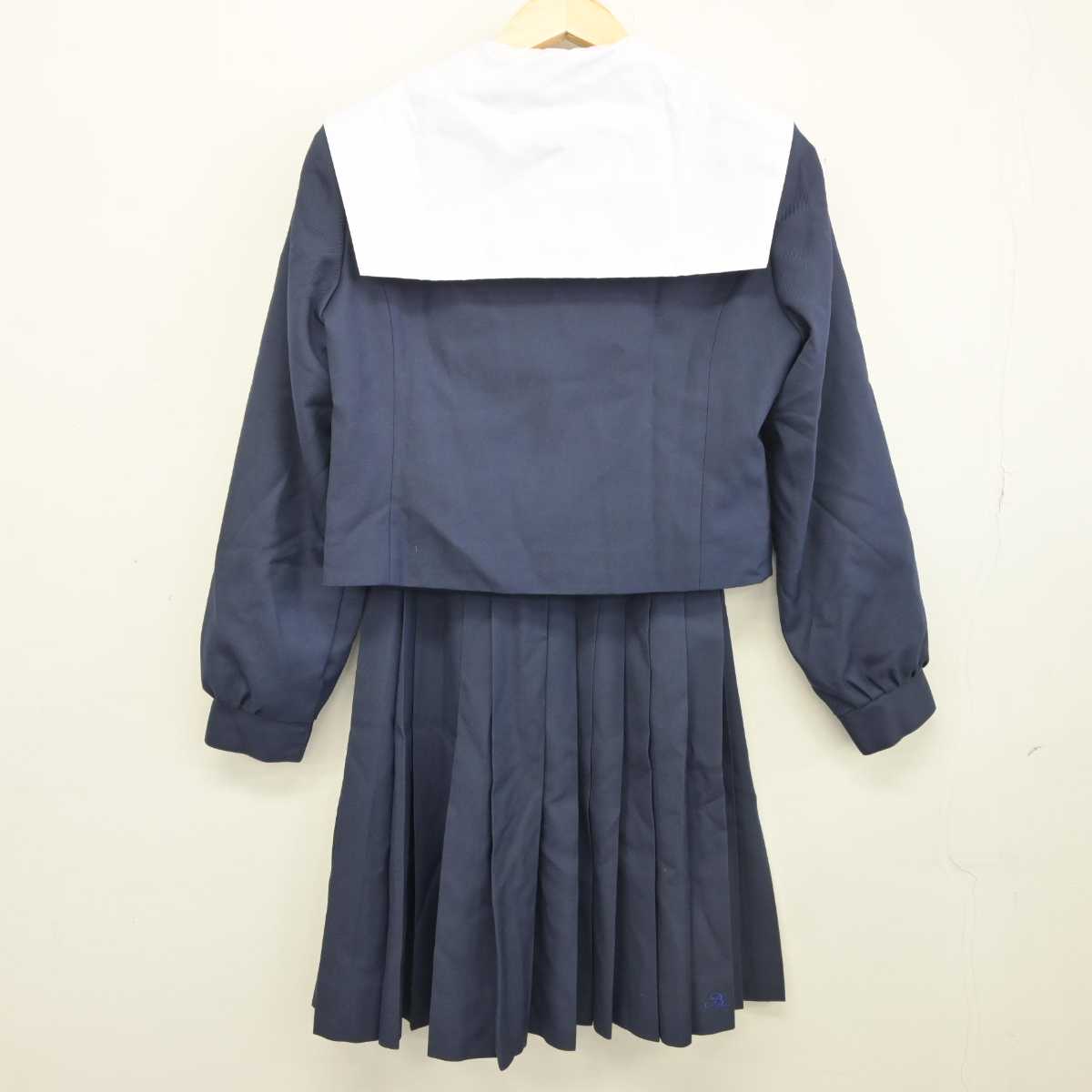 【中古】愛知県 尾北高等学校 女子制服 4点 (セーラー服・スカート) sf042109