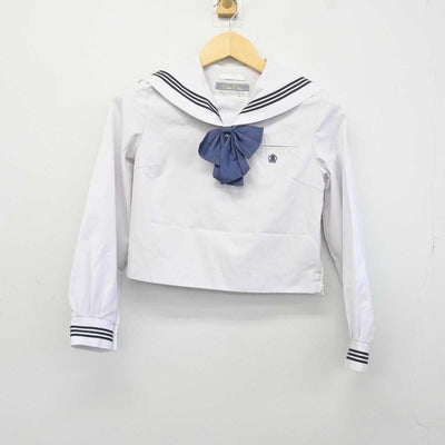 【中古】滋賀県 水口高等学校 女子制服 2点 (セーラー服) sf042121