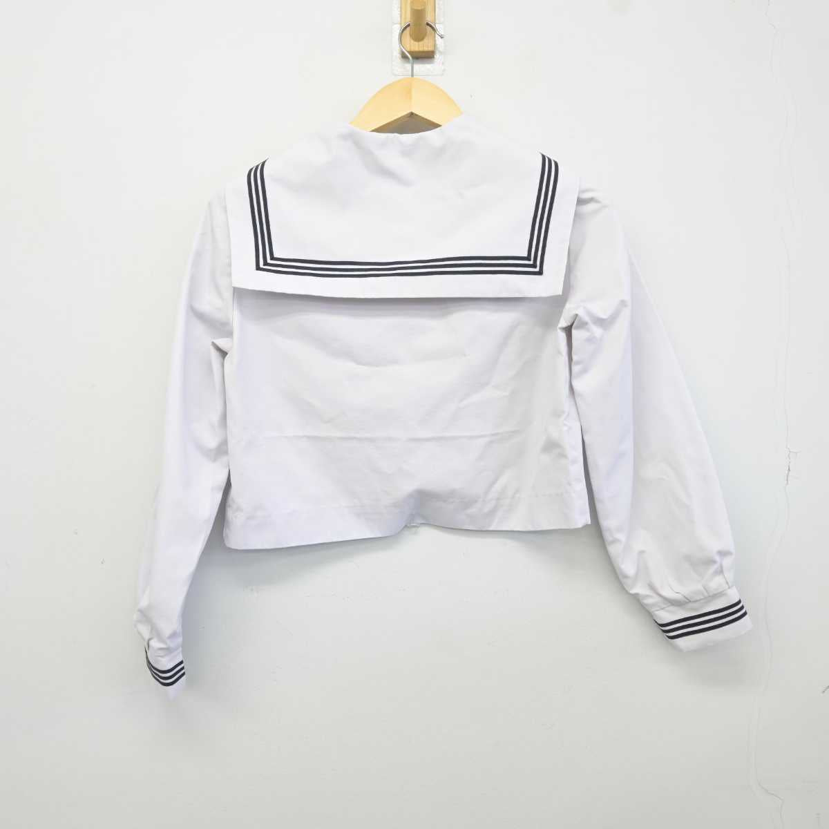 【中古】滋賀県 水口高等学校 女子制服 2点 (セーラー服) sf042121