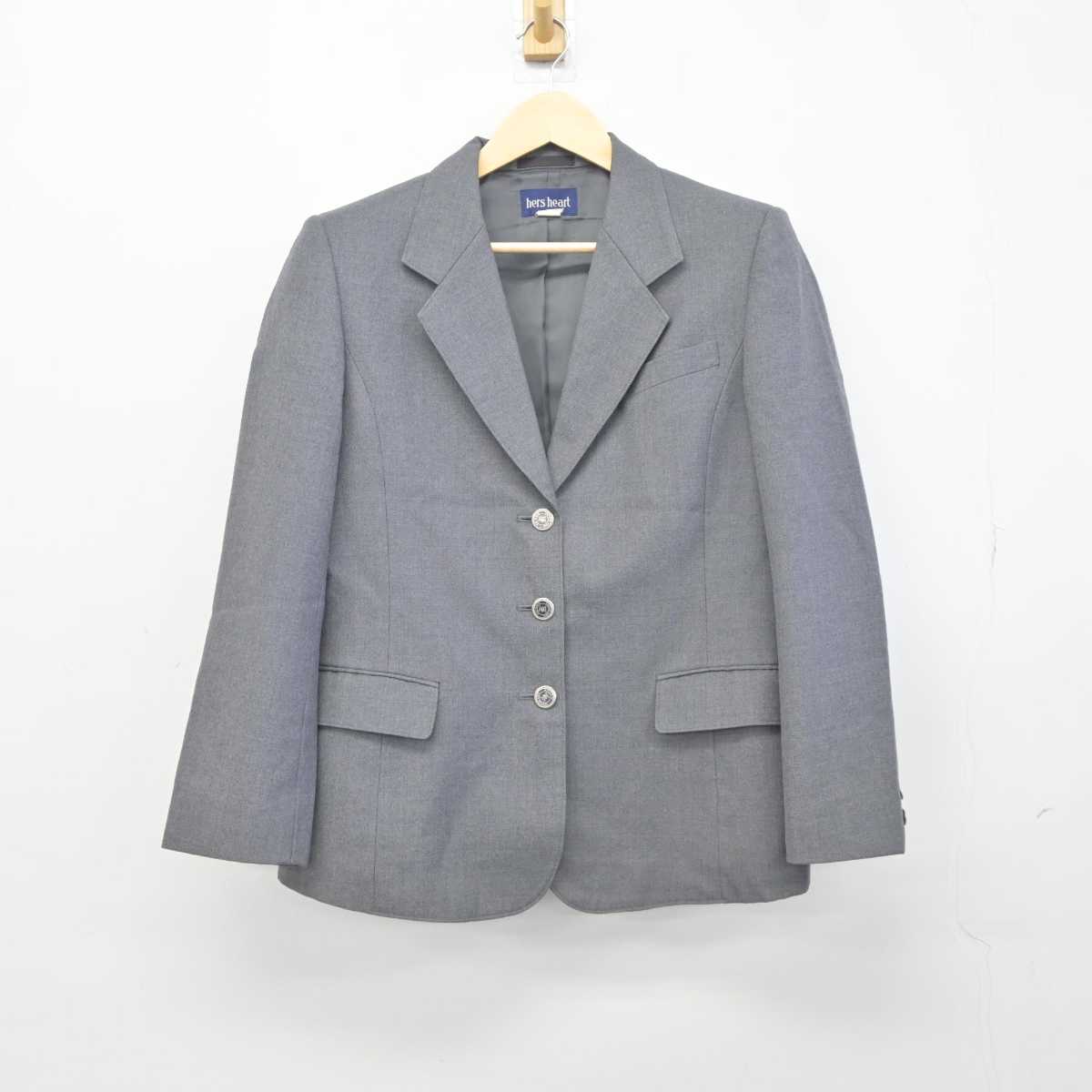 【中古】山口県 慶進中学校・高等学校 女子制服 3点 (ブレザー・スカート) sf042134